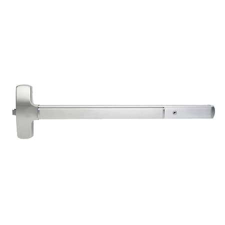 Falcon 25 Series Exit Device, Rim with Night Latch Trim, Dane Lever Design, 3 Ft. Device, Satin Chrome 25-R-L-NL-D 3 26D RHR